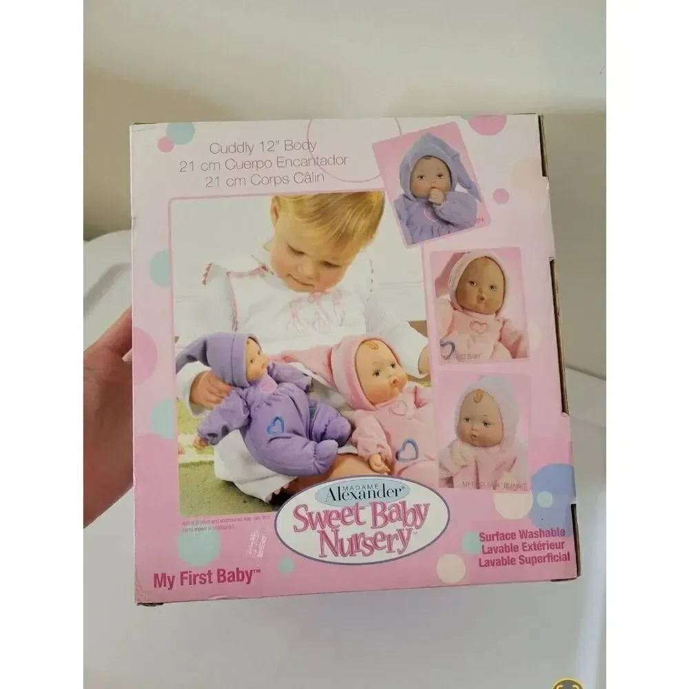 Madame Alexander Sweet Baby Nursery My First Baby Girl Caucasian Doll in pink NE
